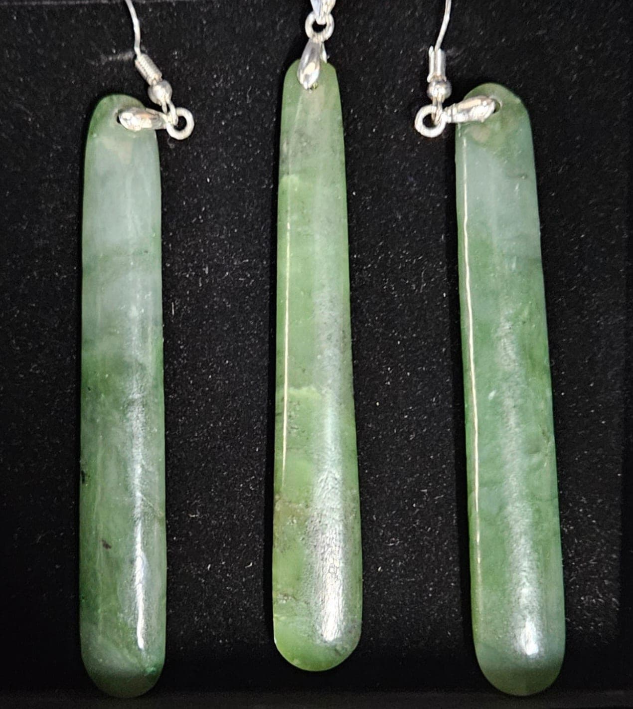 Geenstone Earrings & Pendant Set-Large