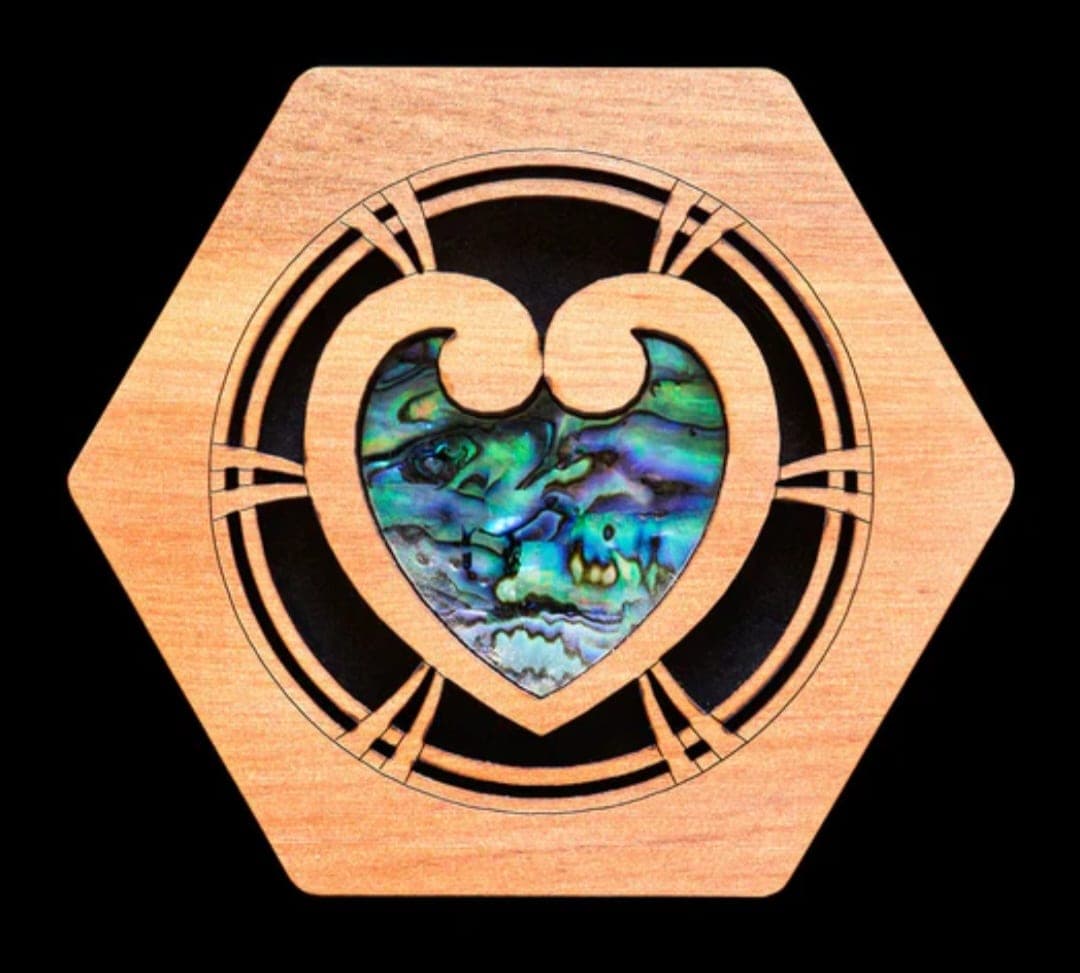 Heart Paua Shell Gift Box