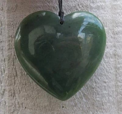 Greenstone Heart Pendant