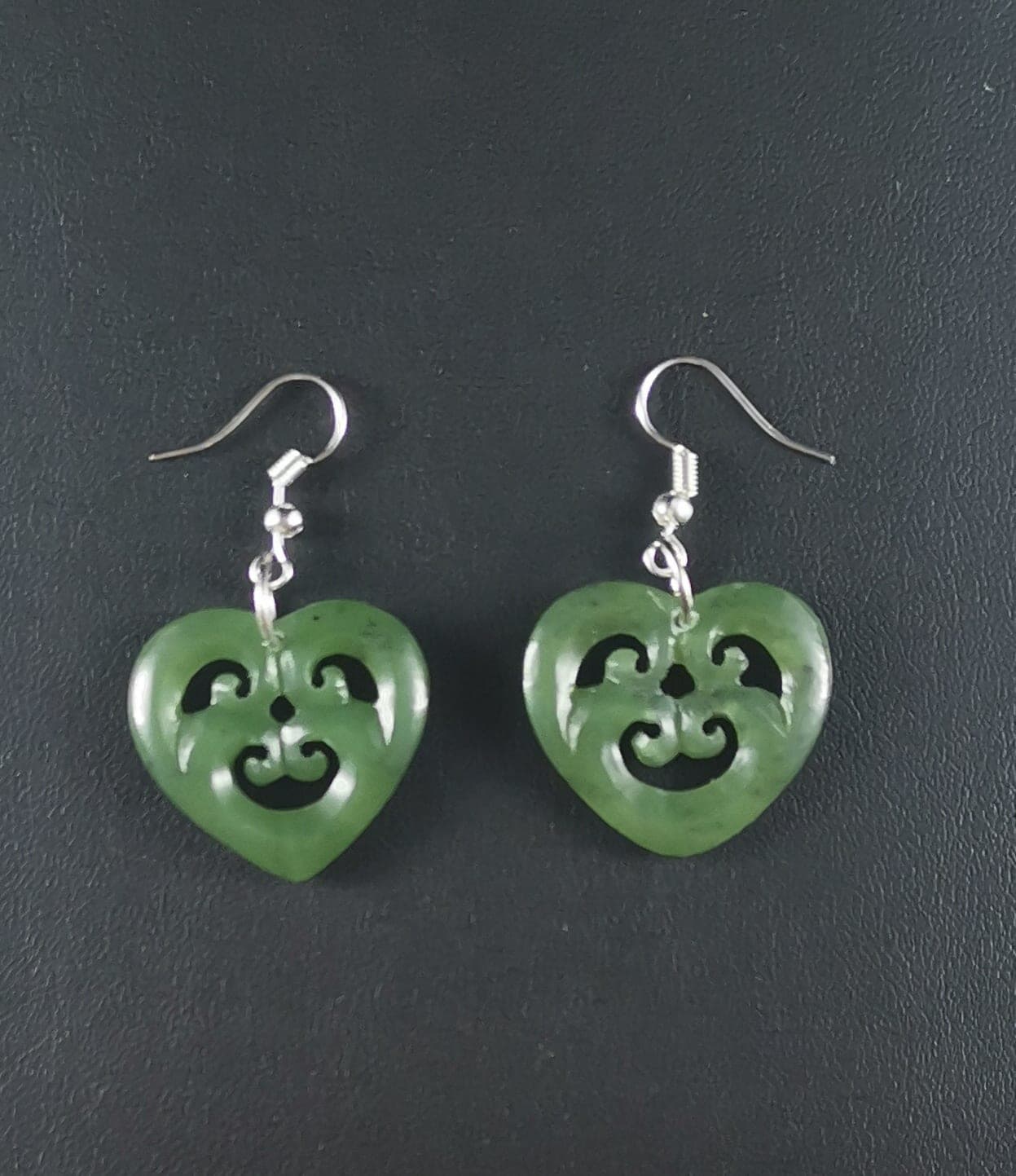 Quadruple Koru Heart Earrings