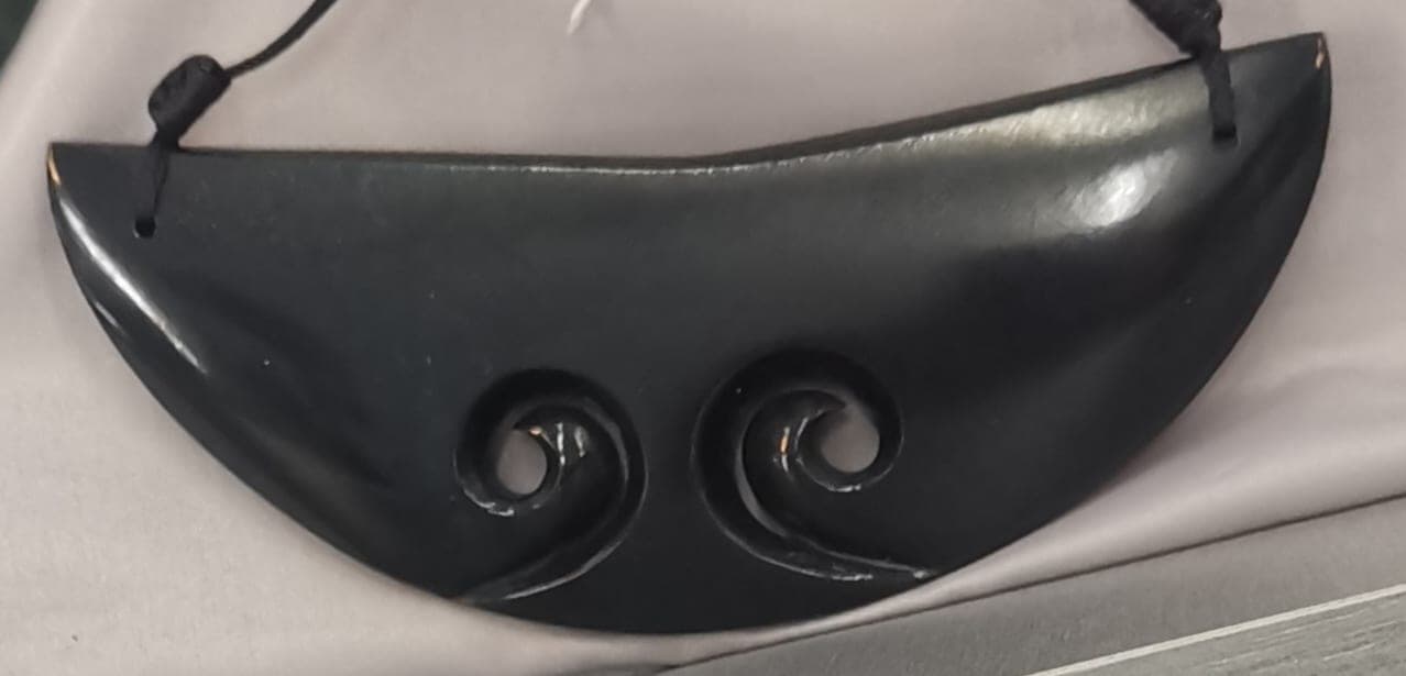 Greenstone Koru Shield Breastplate