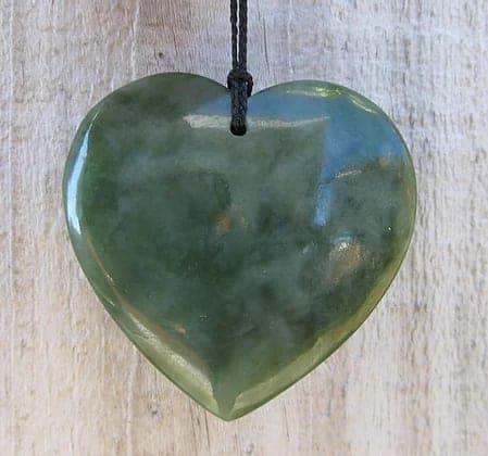 Greenstone Heart Pendant