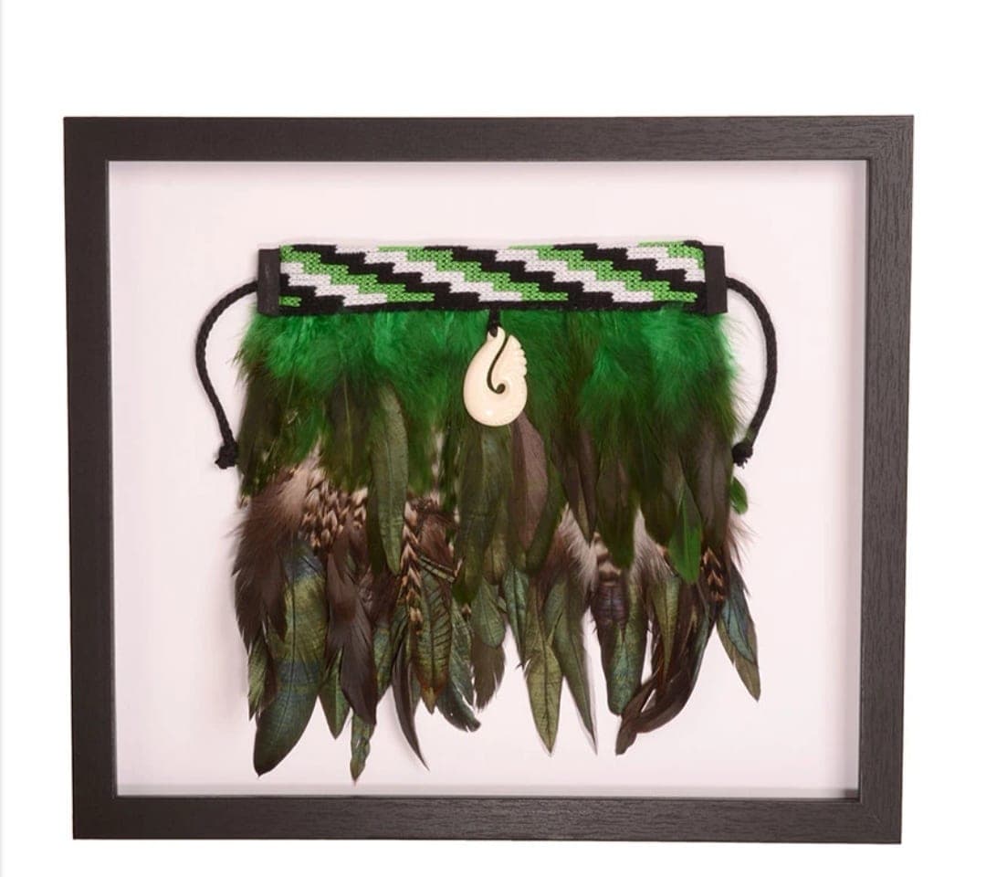 Green Framed Korowai