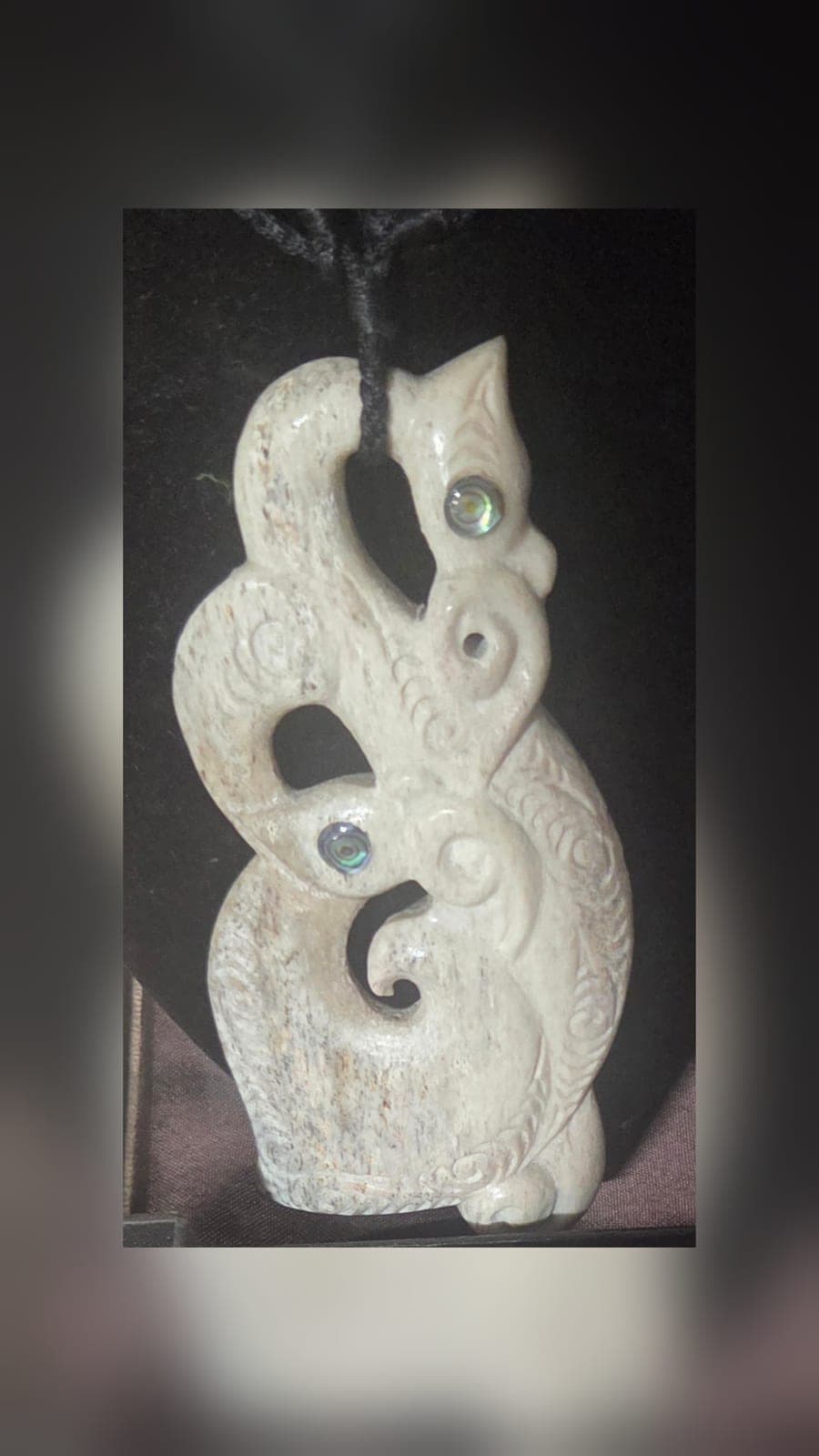 XLarge Whalebone Pendant