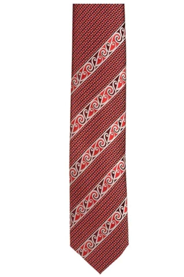 Red Māori Necktie