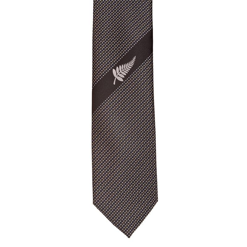 Silver Fern Design Neck Tie