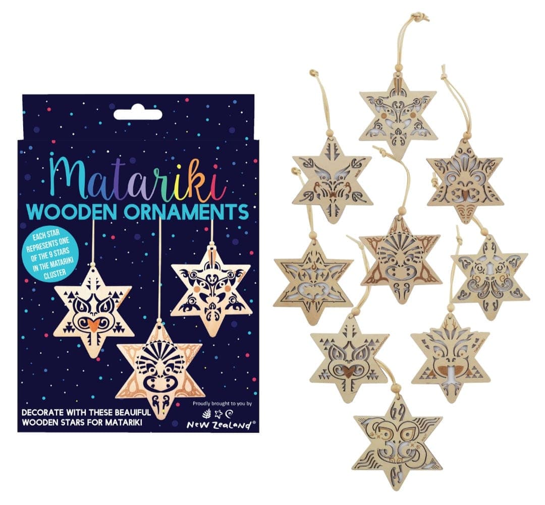 Matariki Wooden Ornaments