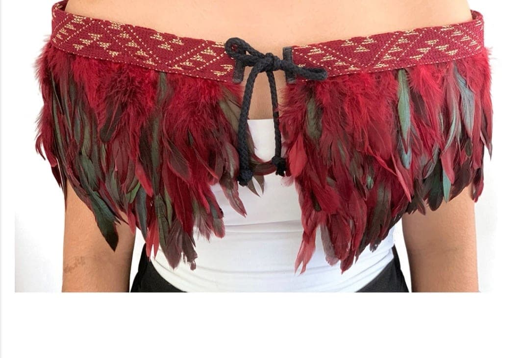 Maroon Cape Korowai