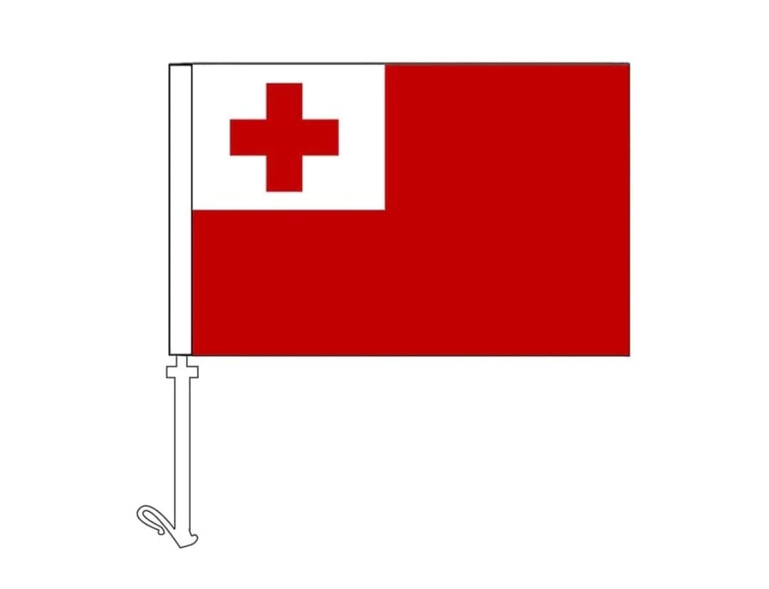 Tonga Car Flag