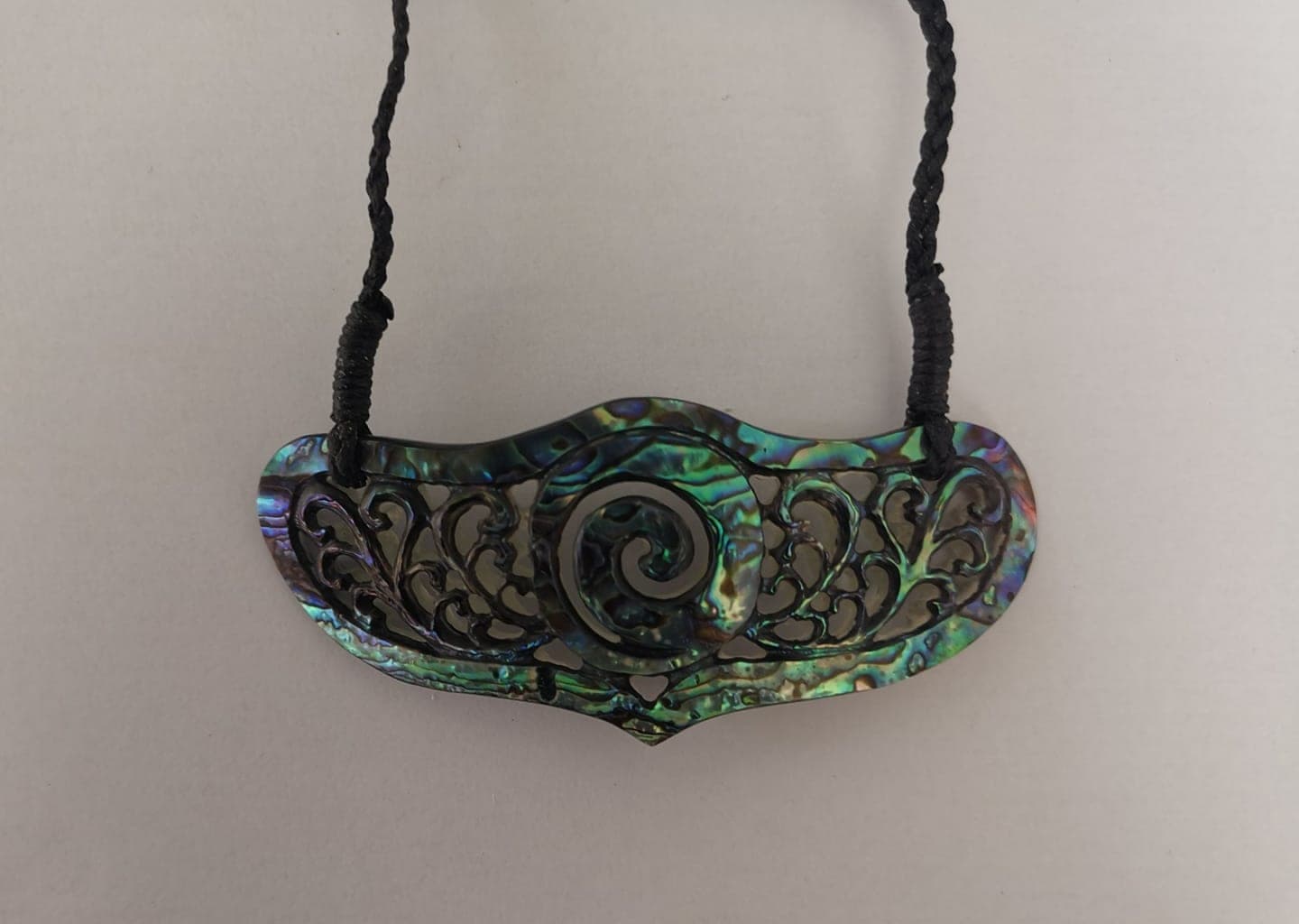 Paua Koru Necklace