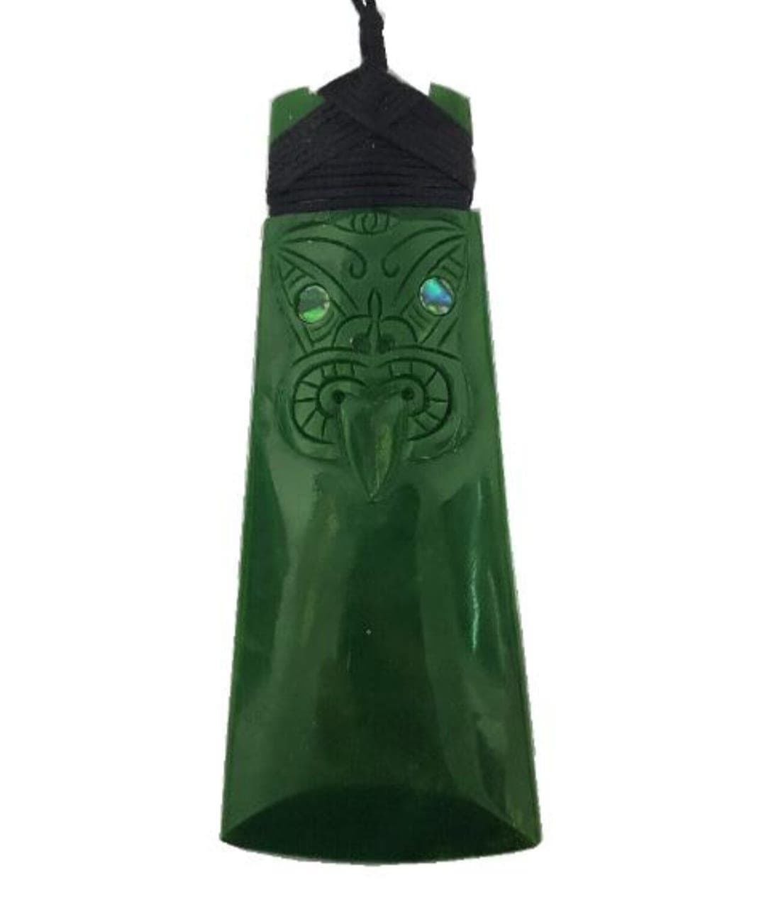 Greenstone Toki with Tiki Face — view 1