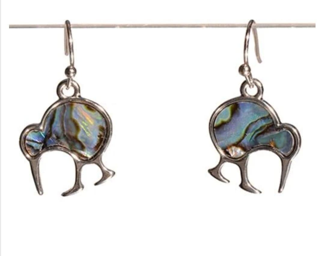 Paua Kiwi Earrings