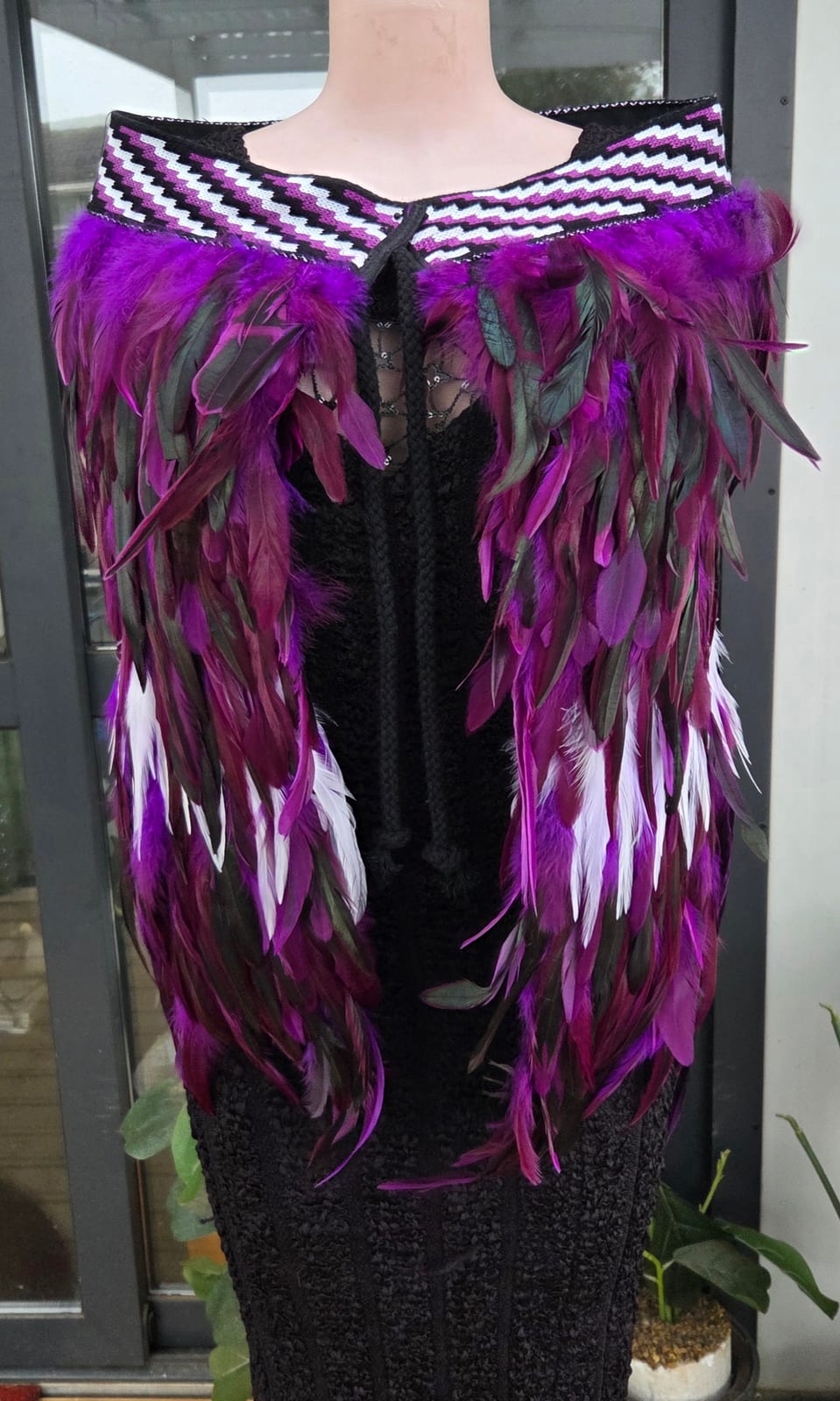 Purple Half Length Korowai