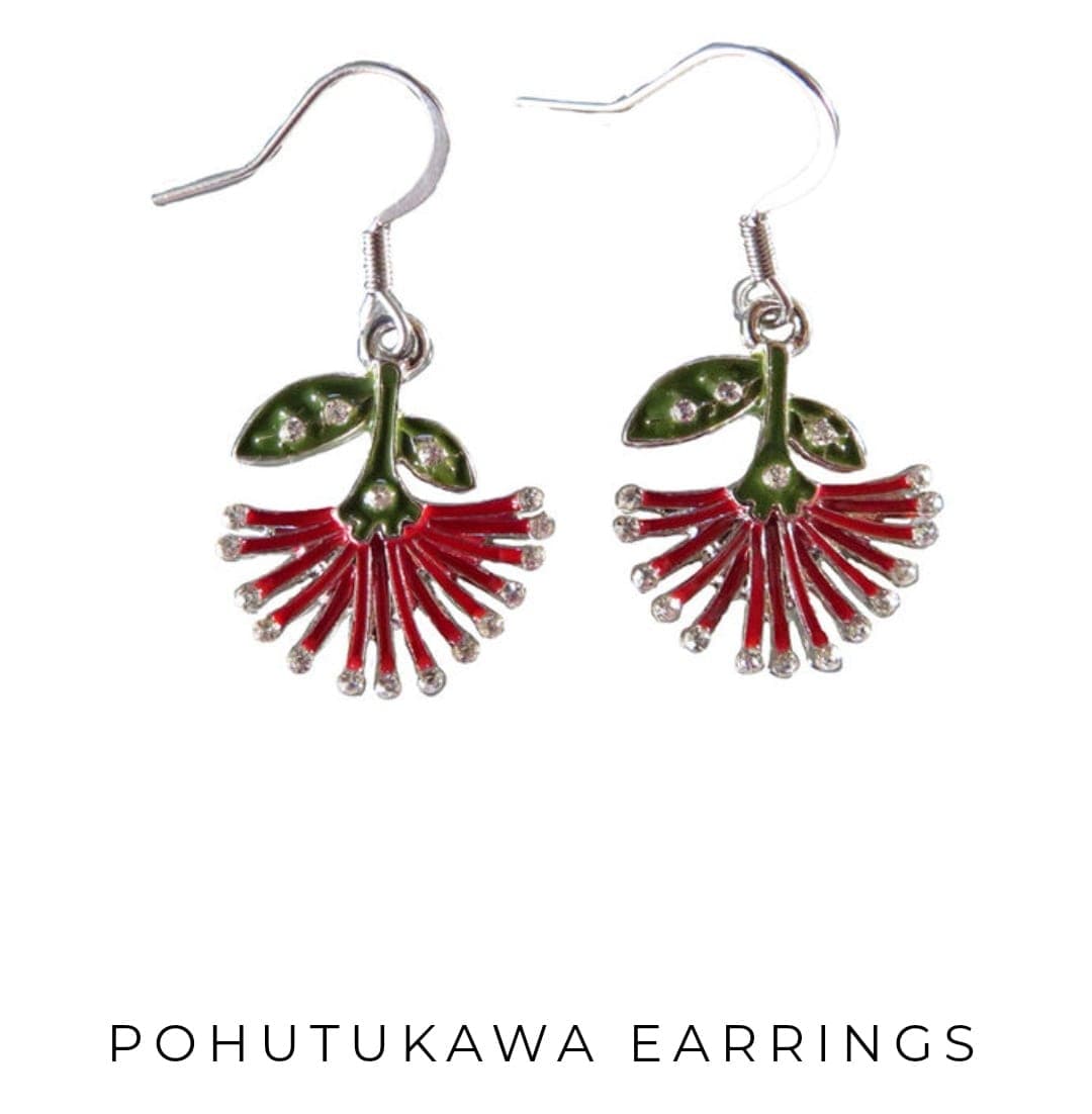 Pohutukawa Earrings
