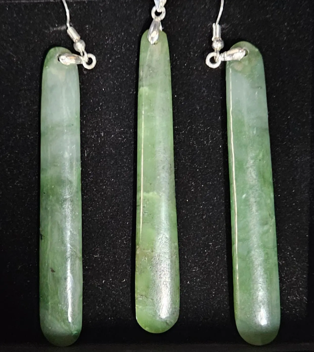 Geenstone Earrings & Pendant Set-Large
