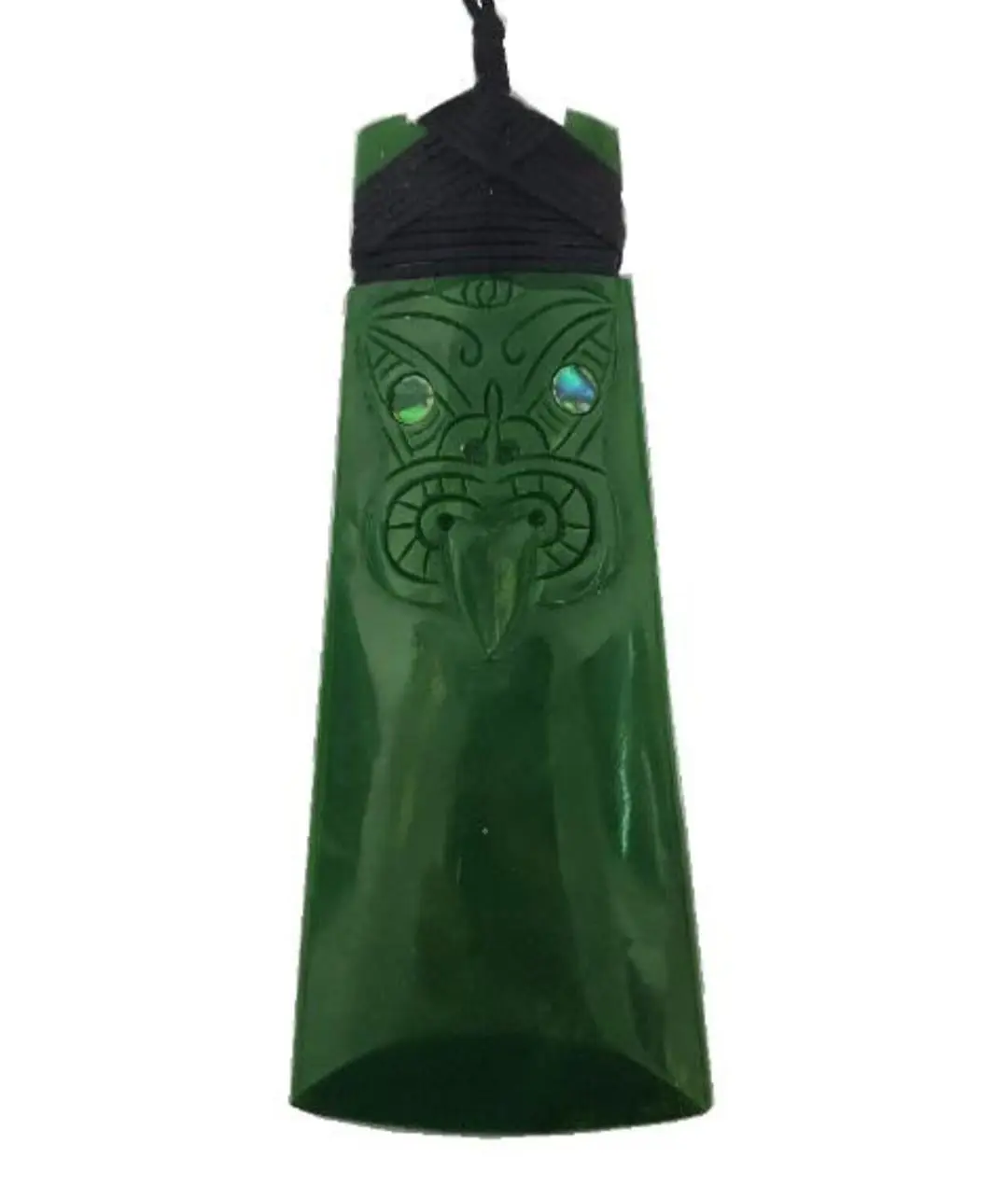 Greenstone Toki with Tiki Face — view 1