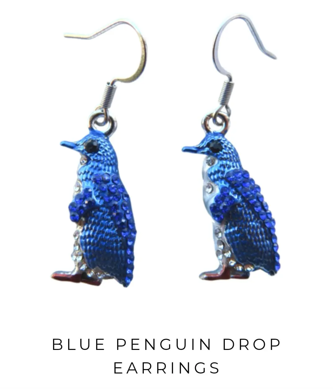 Blue Penguin Earrings