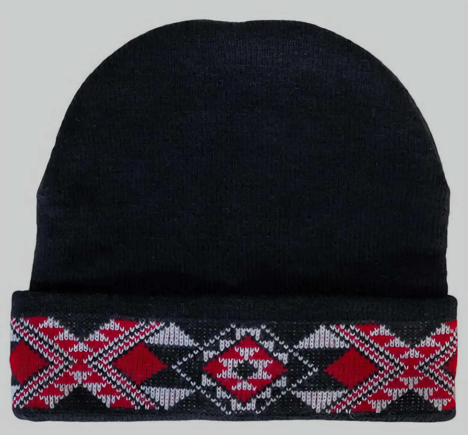 Red Taniko Beanie