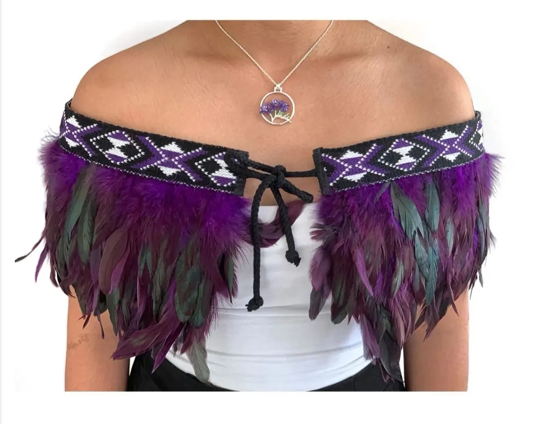 Purple Cape Korowai