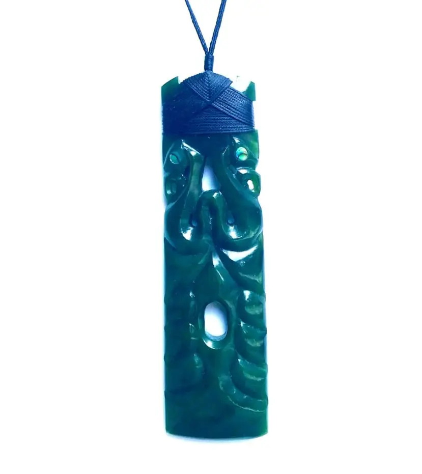 Double Manaia Greenstone Toki
