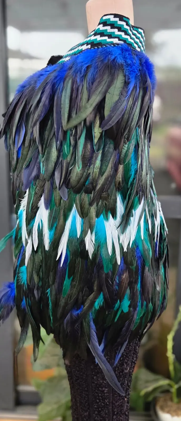 Pāua Half Length Korowai