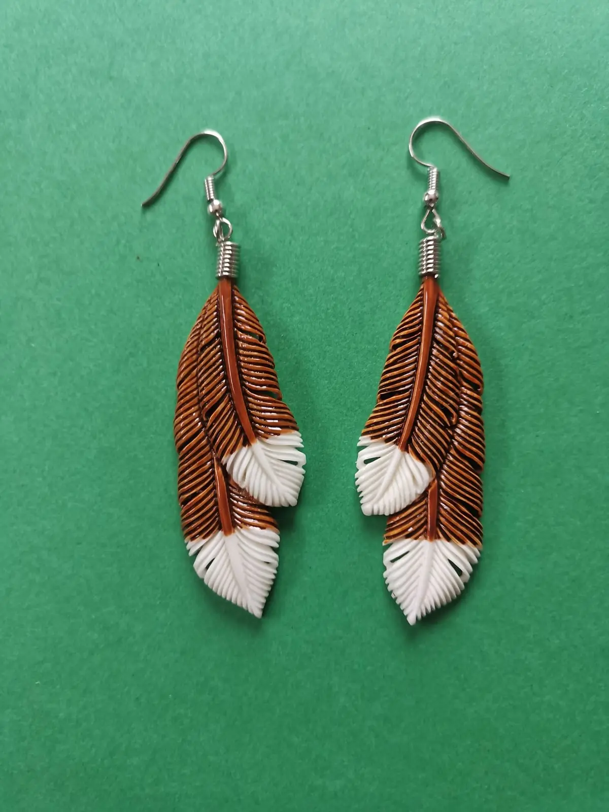 Bone Brown Feather Huia