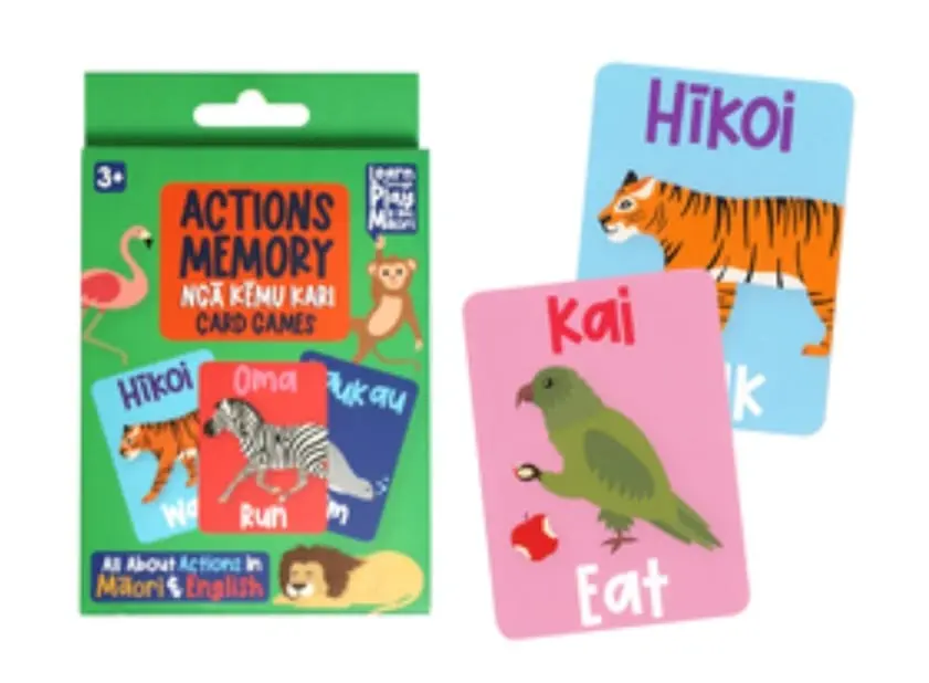 Memory Game Te Reo Actions 40 Cards