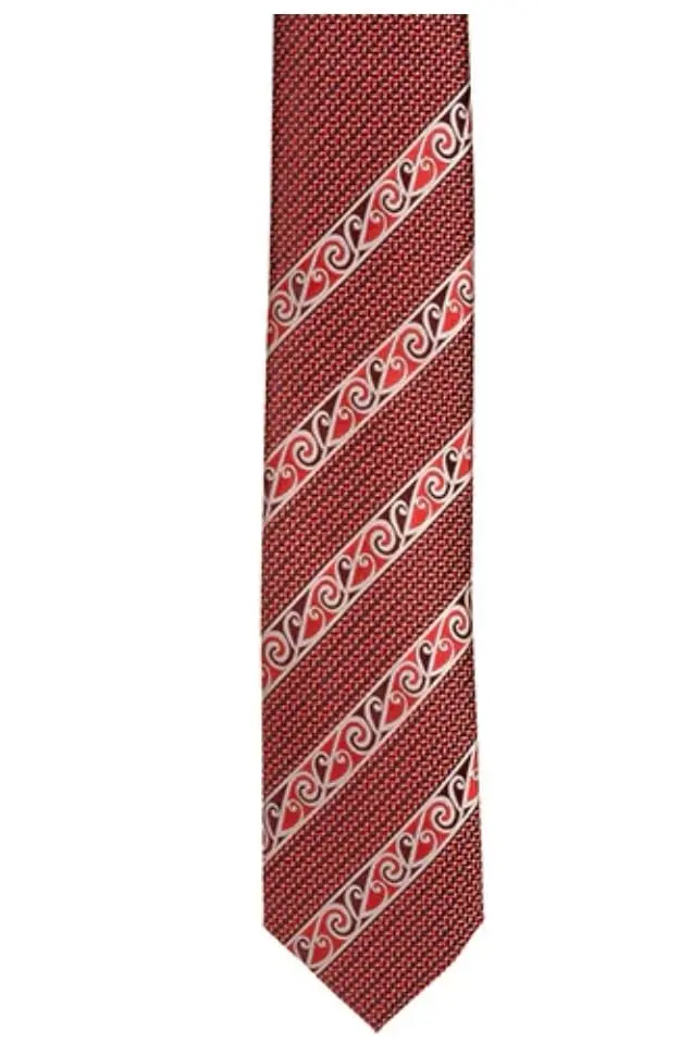 Red Māori Necktie