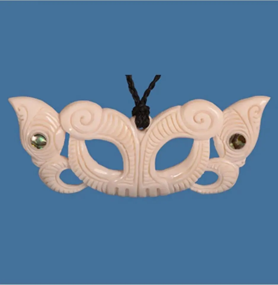 Bone Pekapeka Pendant