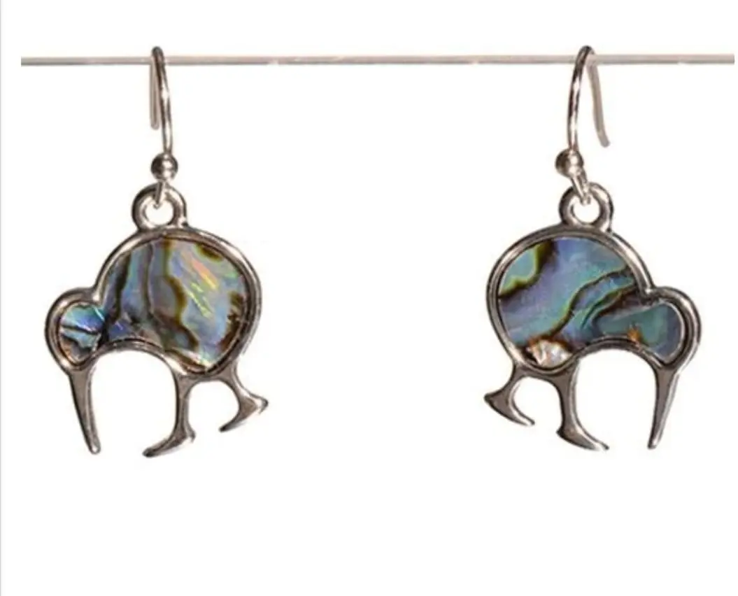 Paua Kiwi Earrings