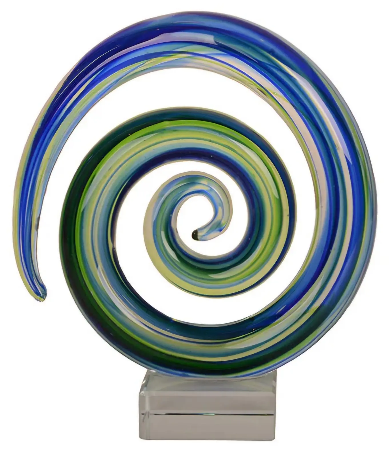 Glass Large Koru Ornament